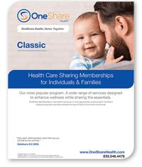 The classic health plans offered by Christian health ministries like OneShare are great ways to save money on health care.
